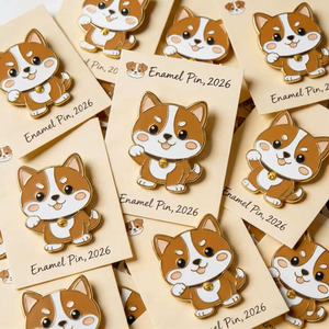 Épinglette en émail mignonne de chien Husky <span class=keywords><strong>Border</strong></span> <span class=keywords><strong>Collie</strong></span>, badge métallique de haute qualité, bijou cadeau pour les amoureux des chiens, épinglettes personnalisées d'animaux - Product Image 1