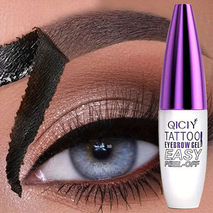 Teinture pour sourcils naturelle imperméable longue durée en gros, trois tons brun, gel tatouage peel-off hautement pigmenté - Product Image 2