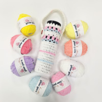 Fil lumineux chenille phosphorescent pour artisanat DIY, idéal pour le crochet et le tricot à la main (amigurumi) - Nouvelle collection en promotion