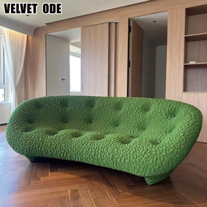 Canapé Ploum Coquillage de Luxe OEM ODM - <span class=keywords><strong>Mousse</strong></span> Éponge Haute Densité & <span class=keywords><strong>Mousse</strong></span> de Latex, Causeuse de Designer Moderne Ultra Confortable, Fournisseur de Mobilier - Product Image 1