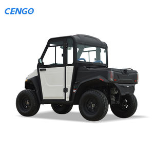 Сельскохозяйственный двухместный электрический внедорожник Cengo 4WD с закрытой кабиной, запас хода 70-90 км, сертификаты CE/GCC/<span class=keywords><strong>Eec</strong></span>, литиевая батарея, скорость 30-50 км/ч - Product Image 4