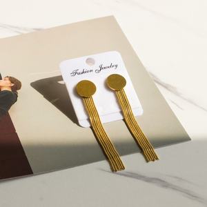 Pendientes de Acero Inoxidable con Baño de Oro de 14k, Diseño Moderno, para Regalo del Día de San Valentín, Gran Venta - Product Image 6