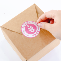 Impresora de Etiquetas, Etiquetas con Logotipo Personalizado, Forma Recortada, Personalizadas para Negocios, Vinilo Adhesivo Impermeable en Rollo, Muestra Gratuita al por Mayor, 20Y