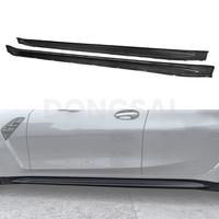 Jupes latérales en carbone sec style OEM pour BMW M3 G80 G81 2021-IN