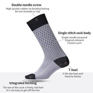 <span class=keywords><strong>Chaussettes</strong></span> habillées pour hommes de haute qualité avec logo personnalisé Style sportif blanc Caractéristique thermique Conception à hauteur de la cheville avec motif de mauvaises herbes Prix bon marché - Product Image 5