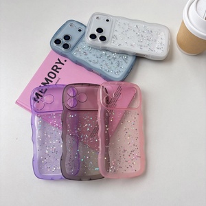 <span class=keywords><strong>Cover</strong></span> Protettiva Antiurto con Bordo Ondulato Opaco e Glitter a Stella per <span class=keywords><strong>iPhone</strong></span> 17 16 15 Plus 14 Pro Max, Custodia per <span class=keywords><strong>iPhone</strong></span> 17 Air - Product Image 6