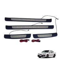 Pour Toyota Camry 2018-2026 8ème et 9ème génération, bande de seuil de porte lumineuse bleue, éclairage LED intégré, couvre-seuil, lumières de bienvenue pour Camry