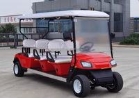 Voitures de golf électriques 6 places les moins chères, chariots de golf électriques 48V avec batterie au lithium
