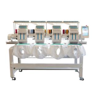 Macchina da Ricamo e Quilting ad Alte Prestazioni a 4 Teste, Motore Servo 1000rpm, per Cappelli e Magliette, Macchina da Ricamo a 12 Aghi - Product Image 1