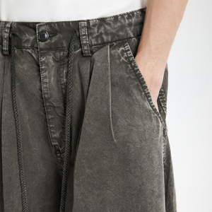 Summer Jogging Active Shorts Quick Dry, Vintage Acid Washed Baggy - Product Image 4