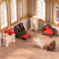 Micro-paysage créatif, série de meubles de luxe européens, simulation, maison de poupée, aménagement paysager, décoration DIY, ornement de bureau