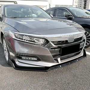 Gloss Black <b>Car</b> Front Bumper Lip Splitter <b>Diffuser</b> Tuning Body Kit Spoiler <b>for</b> Honda Accord Tenth Generation 2018 2019 2020 2021 - Product Image 3