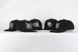 Wholesale OEM PVC Patch Logo 5 Panel Waterproof Polyester Sport Golf Hat Laser Cut Perforated <b>Rope</b> Baseball Cap - Product Image 5