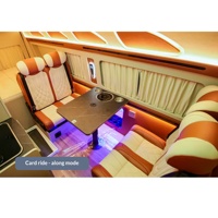 Lit convertible de luxe pour caravane/VR, dossier haut, pliable à l'avant, lit instantané, table relevable, renforcé en acier, OLIVER Fit