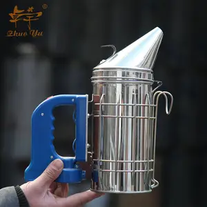 Hight Quality Manual/Electric Leather / Galvanized / Cowhide stainless steel Bee Smoker / Bellows / Parts Beekeeping Tools