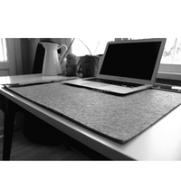 Tapis de bureau multifonctionnel imperméable en feutre, taille personnalisée, tapis d'ordinateur, tapis de bureau