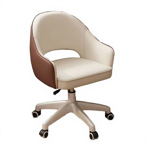 Silla Moderna y Duradera de Plástico para Sala de Estar, Respaldo Sólido, Cómoda para Estar Sentado, para Estudio, Oficina en Casa, Dormitorio, Giratoria, Individual, para Hotel - Product Image 4