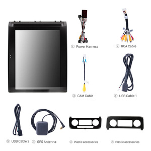 Navihua <span class=keywords><strong>Android</strong></span> oto Carplay araba radyo DVD OYNATICI Ford F150 2015-2020 için Tesla tarzı dikey ekran multimedya eğlence - Product Image 4