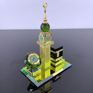 Cam Kabba Makkah saat kulesi İslami çerçeve kulesi hediyeler MH-LP0251 - Product Image 5