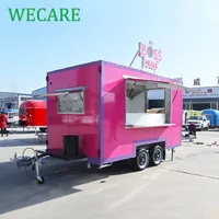 WECARE-Carro de comida con certificado CE, remolque de comida rápida, camión de catering móvil