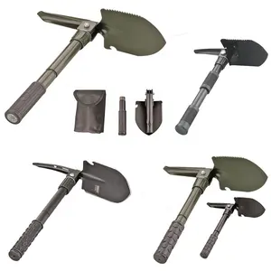 Multi-Function Garden Tool Steel Head Folding Camping Metal Shovel Spade Shovel