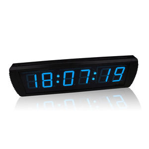 Pantalla azul de alta calidad LED Countup 3 pulgadas cronómetro temporizador para escuela estudiante deportes carrera reloj Oficina Reunión cuenta regresiva reloj - Product Image 4