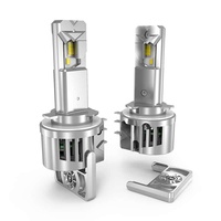 Nouveaux produits 2026 : Ampoule de phare de voiture 100W 12000lm avec ventilateur, Canbus Auto 12V H15, phares LED