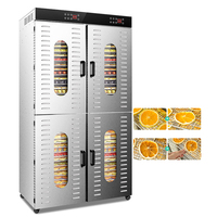 Deshidratador de Alimentos Automático Comercial de 24 Bandejas, Máquina Profesional para Secar Frutas y Verduras, Fabricante Comercial
