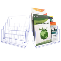 Porte-brochures personnalisé de table, organisateur de bureau, présentoir de comptoir