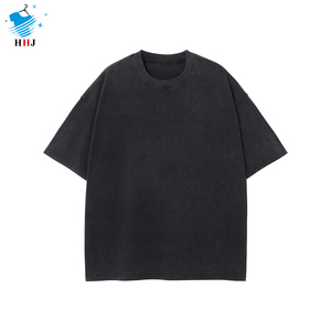 T-shirt da donna con maniche da uomo nuovo marchio di moda gilet pesante con acqua e stampa Batik personalizzabile con Logo allentato vecchio stile - Product Image 2