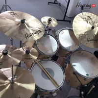 Cymbale de batterie professionnelle B20 B8 en laiton pour performances jazz, rock, pop, enregistrement et scène