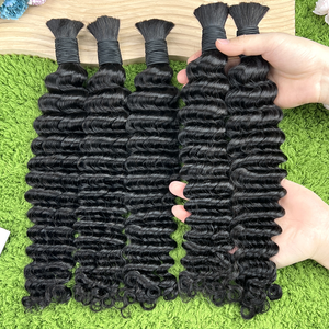 Extensiones de Cabello Natural Negro Crudo Camboyano de un Solo Donante, Grado 12A, 20 Pulgadas, para Trenzas Micro, para Vendedores de Trenzas Boho - Product Image 6