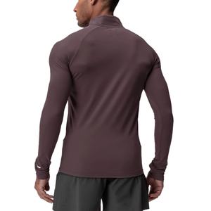 Camiseta Deportiva de Manga Larga de Nailon y Elastano con Estampado Personalizado OEM para Hombre, Camiseta Lisa Cómoda, Camiseta de Punto con Patrón Sólido - Product Image 4