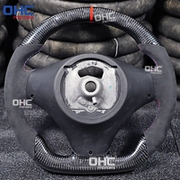 Volant sport personnalisé en fibre de carbone véritable pour BMW E90 E92 E93 M3 328i 335i