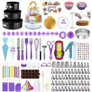 <b>Cake</b> <b>Decorating</b> <b>Supplies</b> 464Pcs Set With Piping Tips Baking Tools For <b>Cake</b> Making Buttercream Piping Birthday - Product Image 2