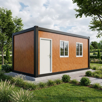 Maison conteneur modulaire préfabriquée de luxe moderne de 20 pieds, détachable, pour invités, à assembler soi-même, pour jardin