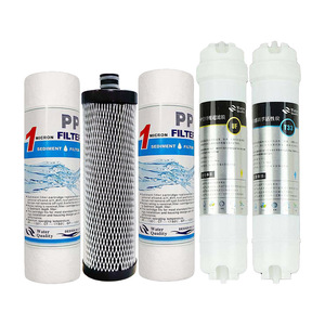Juego de cartuchos de filtro de agua de 7 pulgadas para la calidad del agua, 1 micrón, PP, sedimento, UF, T33, bloque de carbón, para máquina de agua pura doméstica - Product Image 1