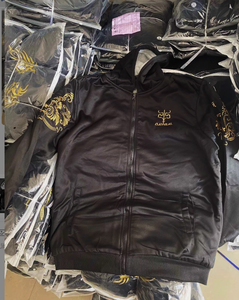 メンズ冬トラックスーツカジュアルフード付き暖かいスウェットシャツ厚手フリース2PCジャケット + パンツ<span class=keywords><strong>M</strong></span>-4XLサイズ - Product Image 5