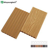 Planche de terrasse en composite bois-plastique (WPC) de 138x23 mm, 4ème génération, haute résistance, usage commercial, terrasse extérieure, composite bois-plastique gaufré
