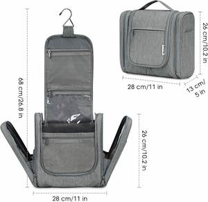 Hanging Toiletry Bag Men Travel Toiletries Bag Women Makeup Bag Cosmetic Bag - Product Image 6