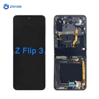 Venta Directa de Fábrica, Pantalla OLED LCD Plegable de Ultra Alta Definición para Samsung Galaxy Z Flip 3 4 5 con 1 Año de Garantía