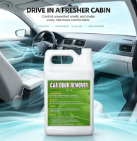 Purificateur d'air pour voiture 4L, désodorisant, éliminateur d'odeurs de fumée pour l'intérieur de la voiture, spray antibactérien, grand flacon de recharge
