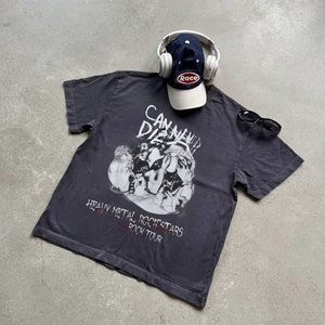 เสื้อยืดผู้ชายทรงปกติ ผ้าฝ้าย 100% พิมพ์ลายตามสั่ง สไตล์ฮิปฮอป สตรีทแวร์ แฟชั่น แขนสั้น - Product Image 6