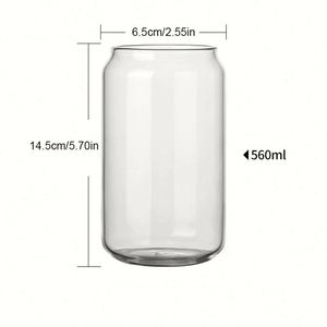 MOONBIFFY 400/560 ml Verre à vin écologique avec couvercle et paille, transparent, forme irrégulière, pour bubble tea, jus, café, lait, usage domestique - Product Image 2
