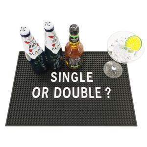 Large Rectangular Silicone Bar Mat Non Slip <b>Waterproof</b> Heat Resistant For Commercial Bar Counter Drink Service - Product Image 1