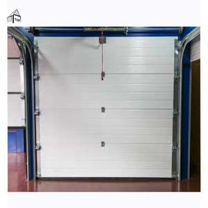 Porte de <span class=keywords><strong>garage</strong></span> automatique moderne avec télécommande Conception coupe-vent pour villas-Lowes prix utilisé garages à panneaux en aluminium - Product Image 5