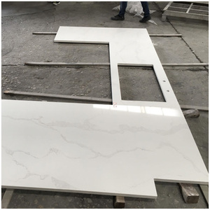Comptoirs <span class=keywords><strong>de</strong></span> <span class=keywords><strong>cuisine</strong></span> et <span class=keywords><strong>de</strong></span> salle <span class=keywords><strong>de</strong></span> bain en quartz effet marbre blanc Calacatta haute résistance à la chaleur pour projets immobiliers à grande échelle - Product Image 4