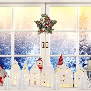 Pequeña Lámpara de Viento Metálica Estilo Jardín, Portavelas Navideño para Decoración del Hogar y la Casa, Artículos Festivos para las Fiestas - Product Image 3
