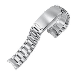 <span class=keywords><strong>Correas</strong></span> de Reloj de Acero Inoxidable Plateado de Alta Calidad para <span class=keywords><strong>Omega</strong></span> <span class=keywords><strong>Seamaster</strong></span> Speedmaster Planet Ocean 18mm 20mm 22mm - Product Image 6