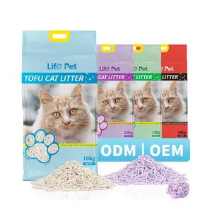 Wholesale Plastic Packing Tofu Cat Litter Lavender CE The High Quality Innovative Litter Sand For Cats